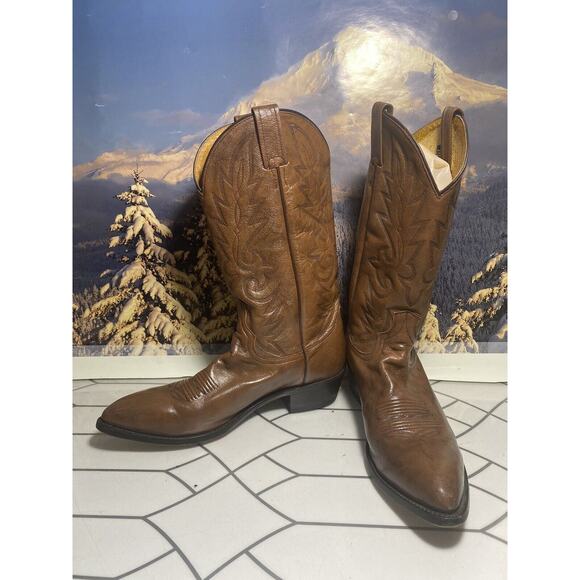 Dan Post 2111 J Size 10 B Mens Brown Leather Boots main image 8